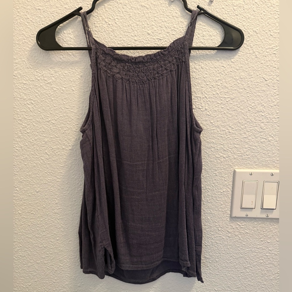 Denim & Supply Ralph Lauren Purple Camisole with Geometric embroidered Pattern - Picture 6 of 9